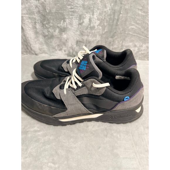 Columbia Trailstorm Sneakers Black Gray Suede Mesh Shoes Men\'s Size 13 main image 9